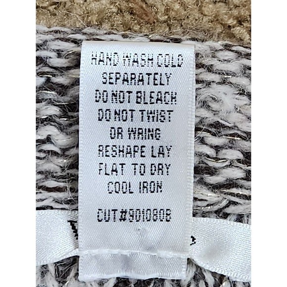 Vertigo Paris  Mohair Wool Blend Coat Cardigan Size M‎ Brown Gold Specks - Picture 14 of 14